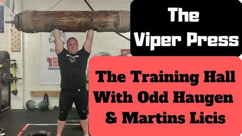 The Viper Press At The Training Hall With Martins Licis And Odd