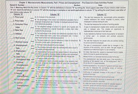 Solved Chapter Macroeconomic Measurements Part I Prices Chegg