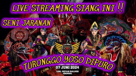 Live Jaranan Turonggo Yoso Dipuro Di Balai Desa Grogol Sawoo Ponorogo