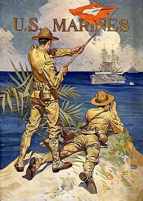 Incredible Vintage U S Marines Recruiting Posters