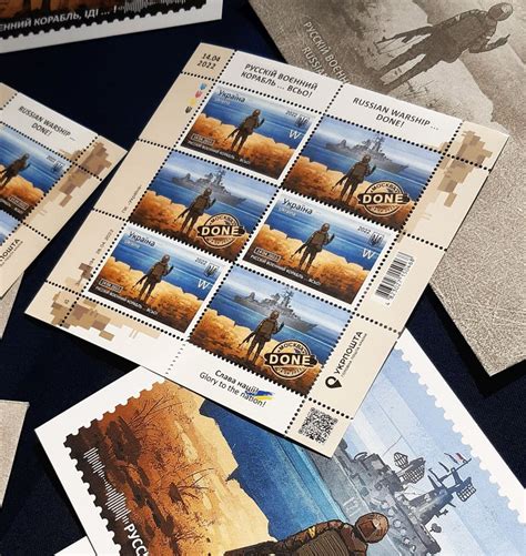 Russian Warship Doneukraine Full Sets Stamp Sheet Envelopes