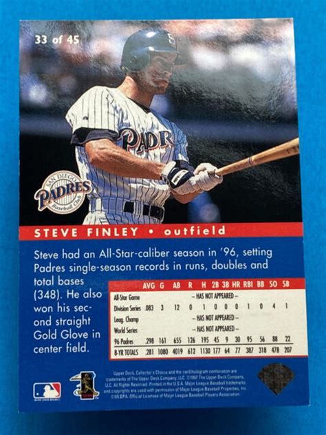 1997 Upper Deck Collector S Choice All Star Connection 33 Steve