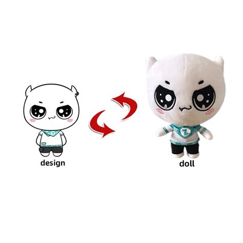 Professional High Quality Plushie Customized Mascot Company Logo Anime ...