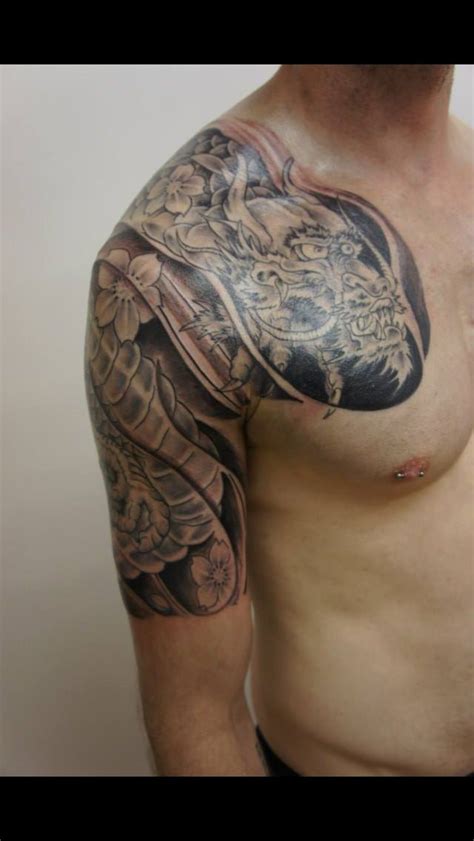 Dragon sleeve tattoo | รอยสัก