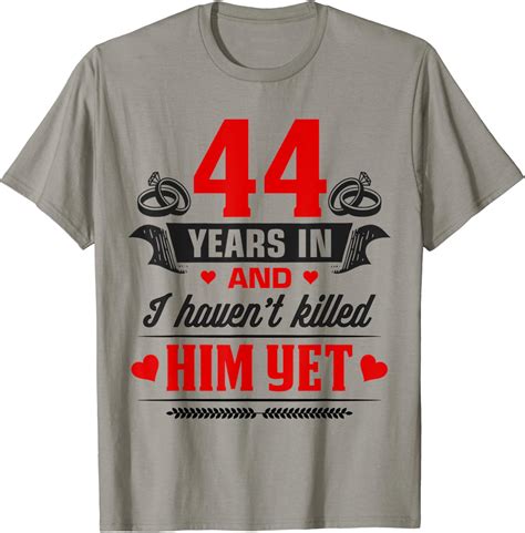 44th Wedding Anniversary Couples For Wife Her Women T Shirt