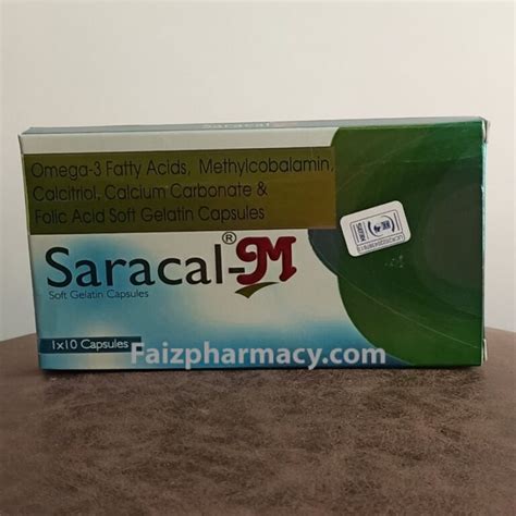 Saracal M Capsules 10s Faiz Pharmacy Mombasa Kenya