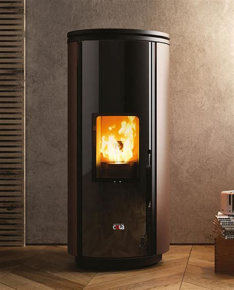 Pellet heating stove ELEGANT HERMETIC COLA GF WÄRMETECHNIK 0 5