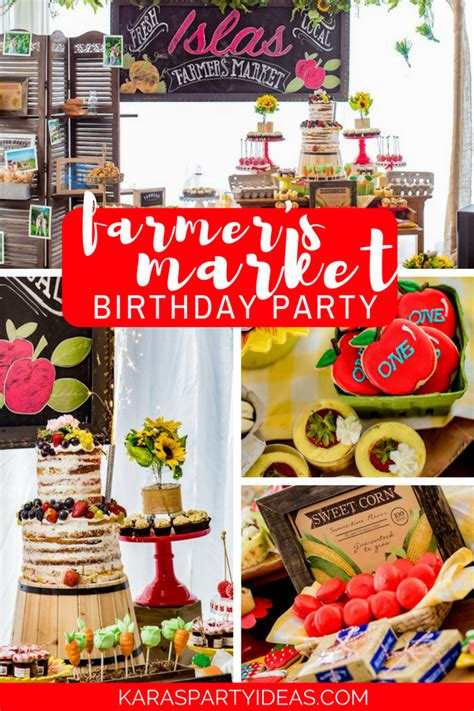 Kara S Party Ideas Farmers Market Birthday Party Kara S Party Ideas