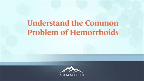 Dr Preston Smith Explains Hemorrhoids Youtube