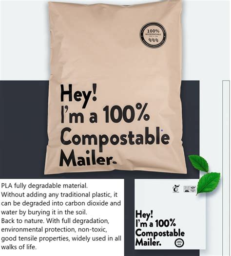 Buy Be Corn Starch Biodegradable And Compostable Mailer Shipping