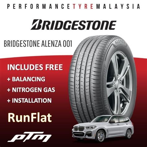 Bridgestone Alenza 001 Run Flat 19 20 Inch Rft Tyre Free Installation