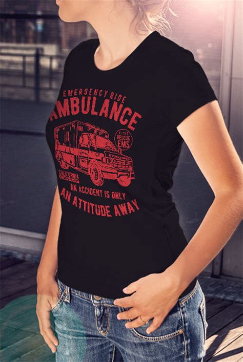 Ambulance T Shirt Emergency Shirt Ems T Shirt Paramedic Etsy