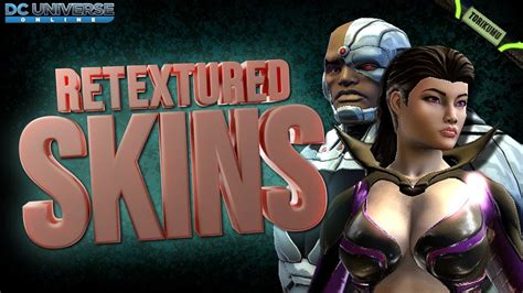 DCUO Game Update 94 Retextured Human Skins YouTube