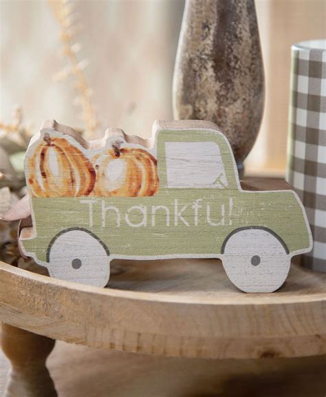 Col House Designs Wholesale Thankful Pumpkin Truck Chunky Sitter