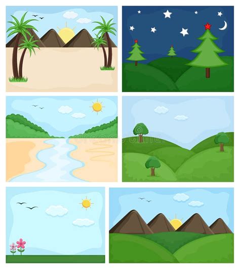 Cartoon Scenery Backgrounds Stock Illustrations – 3,075 Cartoon Scenery Backgrounds Stock ...