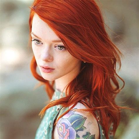 Julie Kennedy Instagram Hair Tattoo Girl Red Hair Tattoos Beautiful