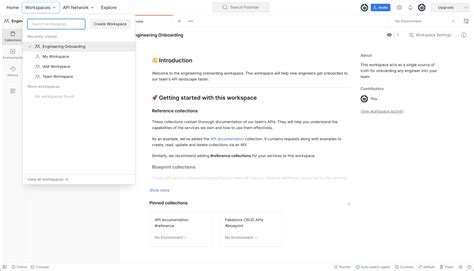 创建工作空间（Creating） | Postman 官方帮助文档中文版