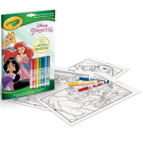 ALBUM DA COLORARE CON PENNARELLI DISNEY PRINCIPESSE CRAYOLA DALMASSO 24