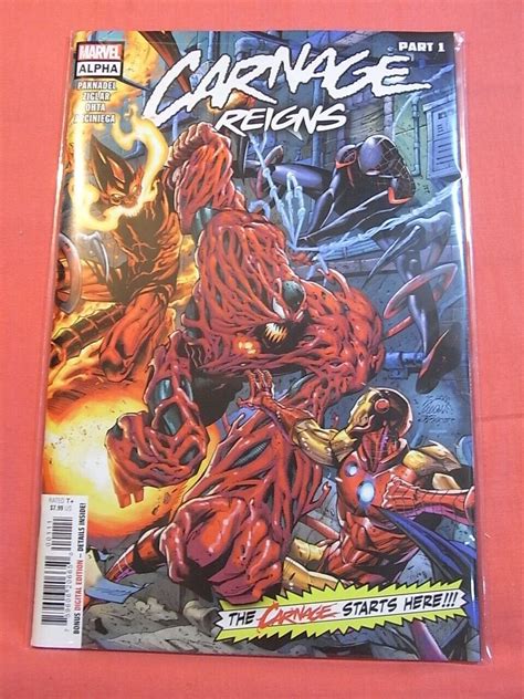 Carnage Reigns Alpha Carnage Vs Miles Morales Cover A