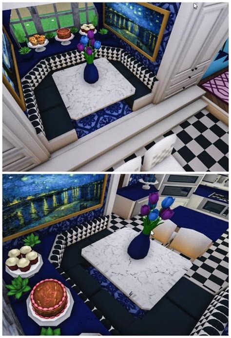 One Of Several Creations I Built With Basic Shapes In Welcome To Bloxburg Kitchen Nook By