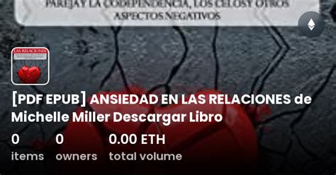 PDF EPUB ANSIEDAD EN LAS RELACIONES De Michelle Miller Descargar