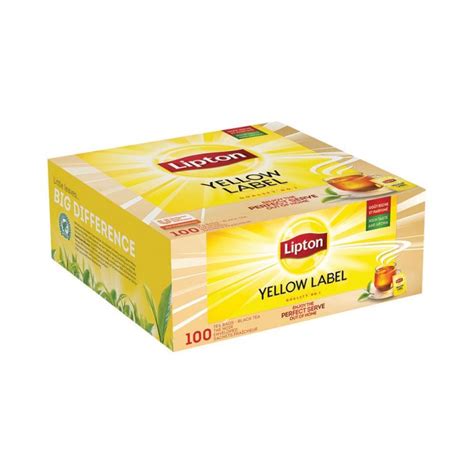 Lipton Yellow Label Tea 100 Pcs Individually Wrapped What S Instore