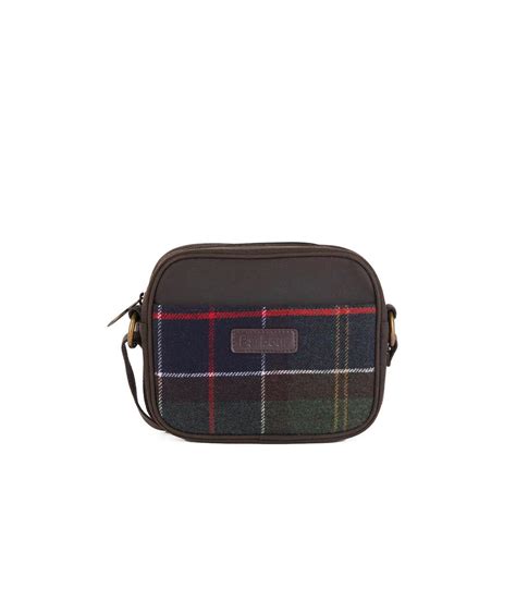 Barbour Contin Classic Tartan Crossbody Bag In Black Lyst