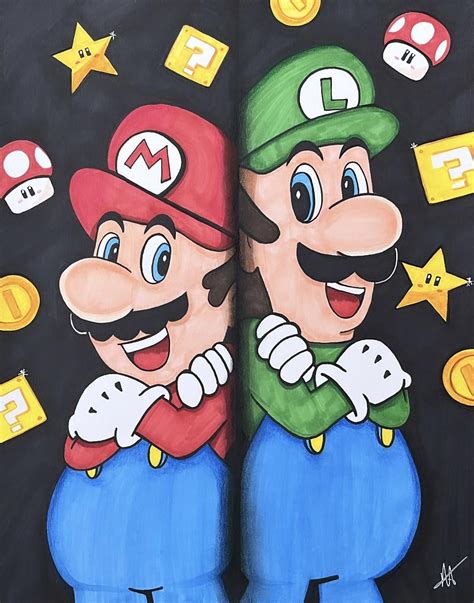 Mario & Luigi art by me : r/nostalgia