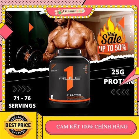 Sữa Tăng Cơ Nhanh Whey Protein Rule 1 100 Isolate And Hydrolyzed Chính Hãng Mỹ 5lbs Lazadavn