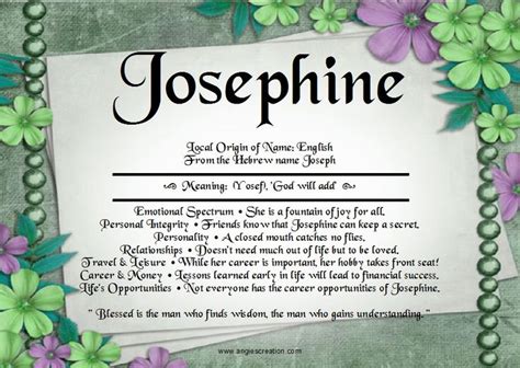 Josephine Meaning Of Josephine Josephine Name Meaning Names With