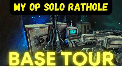 RARELY SEEN RATHOLE BASE TOUR Official Small Tribe PVP Ark Survival