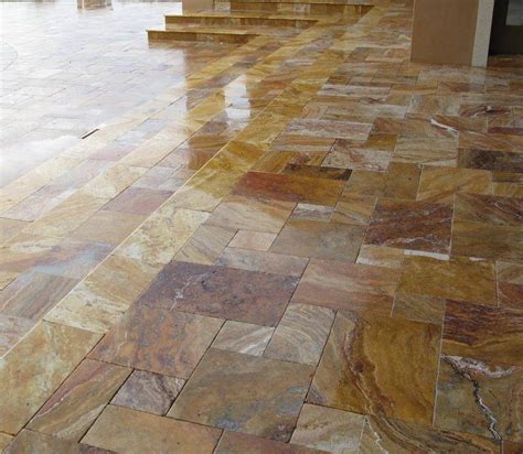 Autumn Blend Travertine French Pattern Pavers – StoneLocator