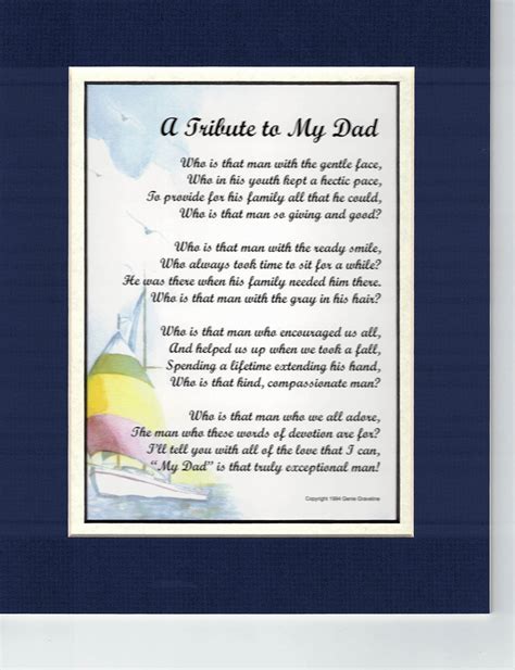 Buy Genie S Poems Dad Poem Dad Verse Dad Print Dad Saying Dad T Dads 60th 70th