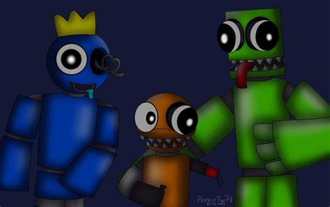 Five Nights At Rainbow Friends By Pennytw78 On Deviantart