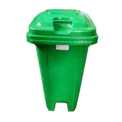 Green Open Top Flap Dustbin Ltr For Outdoor At In Navi Mumbai