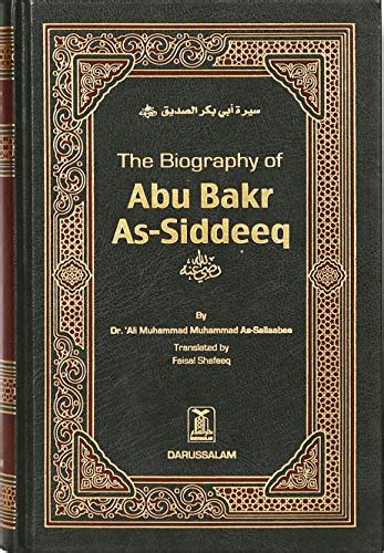 The Biography Of Abu Bakr As Siddique May Allah Be Pleased With Him Ebook As Salabee Dr