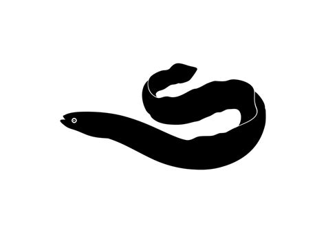 Eel Silhouette For Logo Pictogram Website Apps And Or Graphic Design