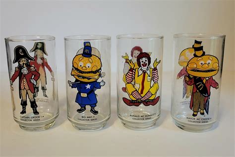 Mcdonalds Collectible Glasses Mcdonalds Glasses Mcdonalds - Etsy