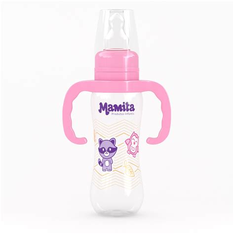 mamadeira mamita decorada  ml  alca blister mamita