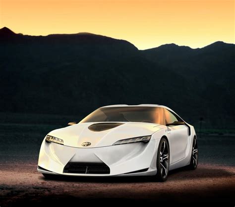 Futuristic Toyota FT HS Hybrid Sports Concept Car Integrates Ecology