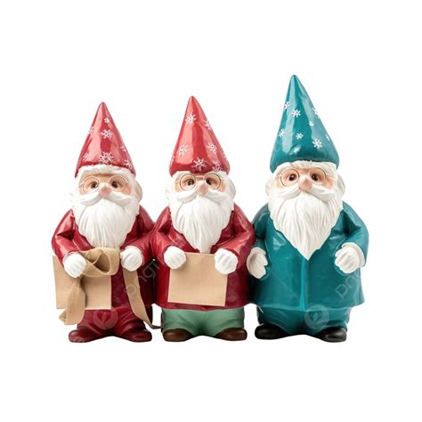 Christmas Gnomes With Big T Box Bag Wearing Medical Mask Gnome