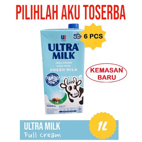 Jual Susu Ultra Full Cream Liter Ultra Milk Full Cream Ml