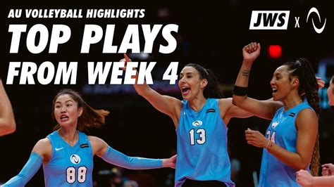 Top Plays From Week 4 Athletes Unlimited Volleyball Youtube