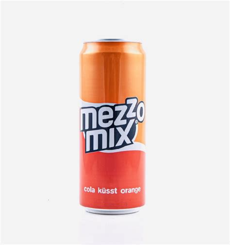 Mezzo Mix Orange German Exotic Soda Can