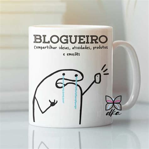 Mini Pack de Arte Flork Profissões Blogueira e Blogueiro Elo7