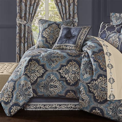 Middlebury Indigo 4 Piece Comforter Set By J Queen Latest Bedding