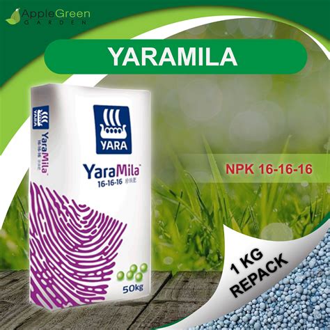 1KG YaraMila NPK 16 16 16 Fertilizer Baja Subur Compound Fertilizer