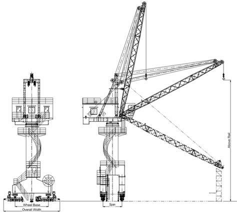 Luffing Crane Portal Slewing Crane