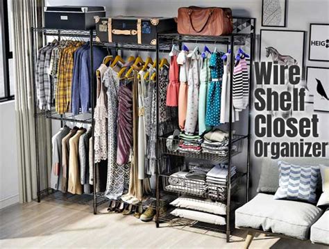 4 Ways To Use A Freestanding Wire Shelf Closet Organizer