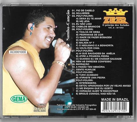 Cd Zezo O Principe Dos Teclados Vol Cd Original Mercado Livre